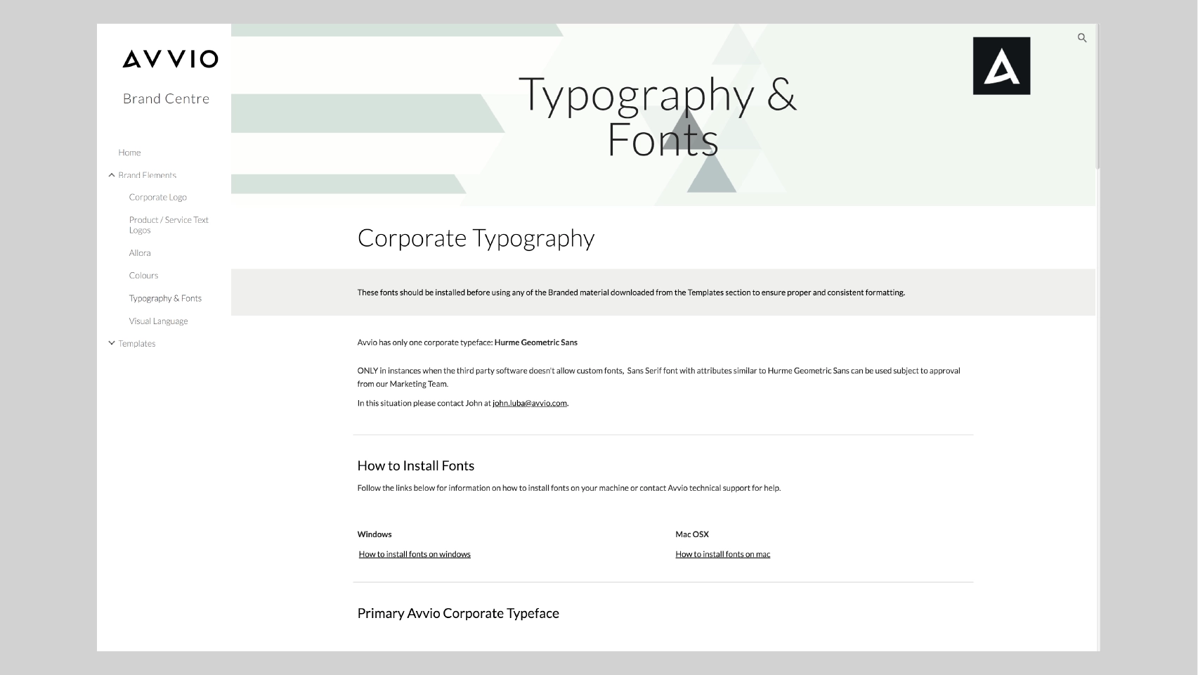 Central brand resource